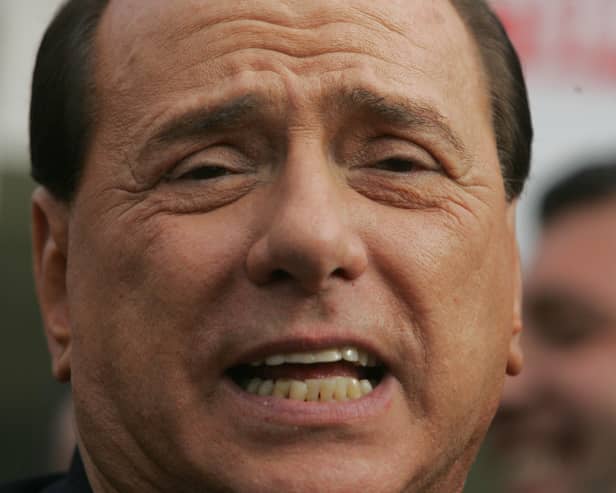 Former Italian Prime Minister Silvio Berlusconi. (Photo: MARCELLO PATERNOSTRO/AFP via Getty Images)