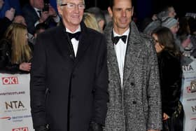 Paul O’Grady with his husband Andre Portasio at the National Television Awards in 2019 (Photo: Stuart C. Wilson/Getty Images) 