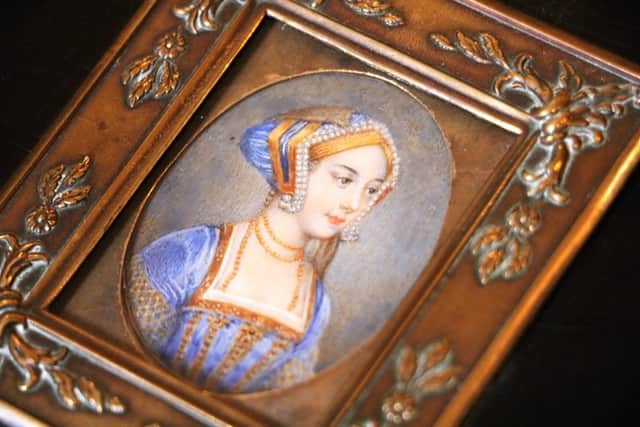 A small portrait of Anne Boleyn (photo: Hever Castle and Gardens)