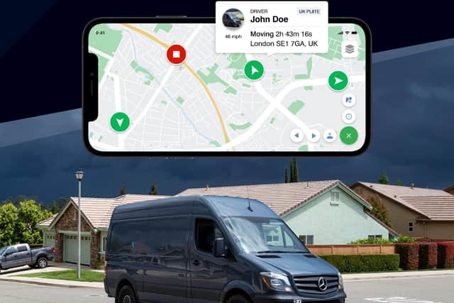 The tracking system can also be used for fleet management