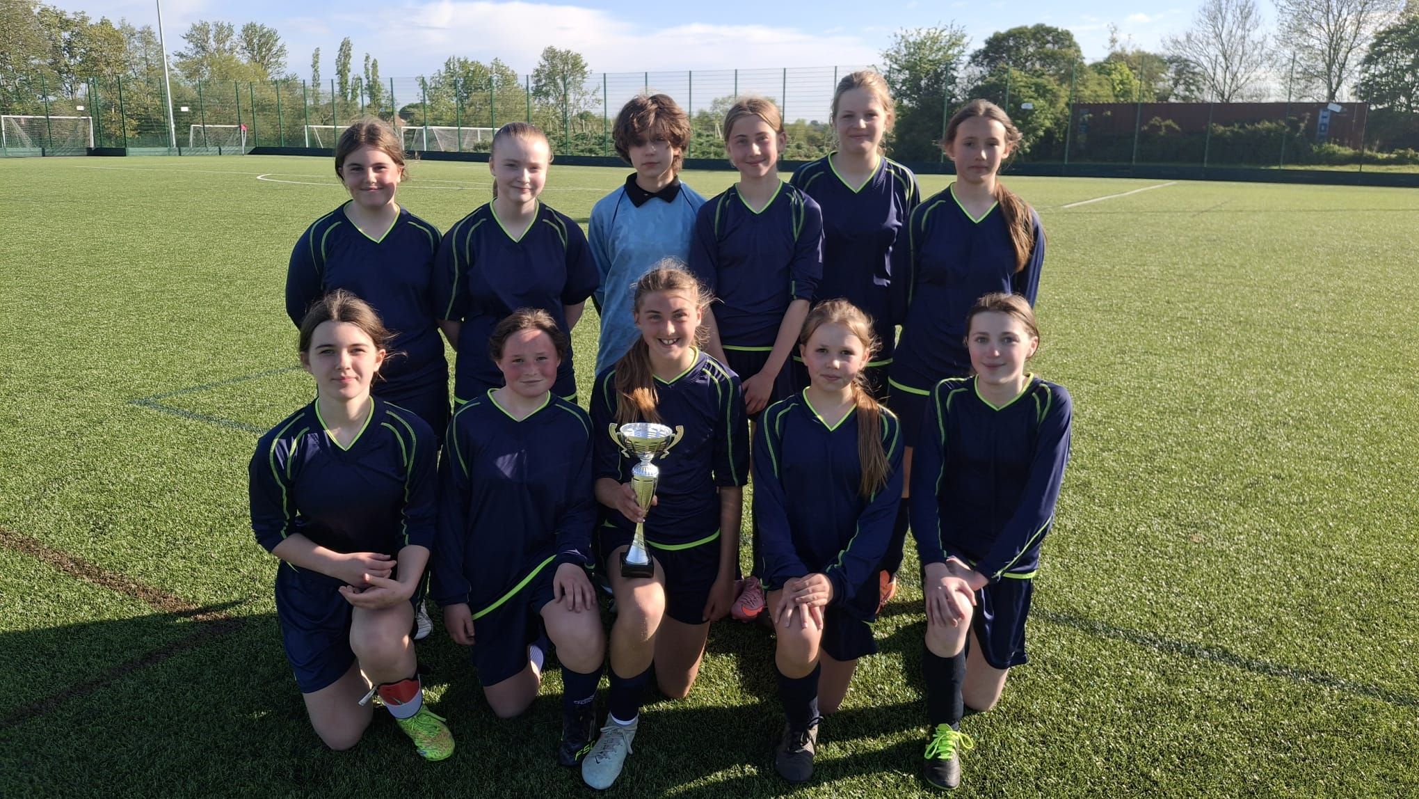 Yr 8 Girls District Football Champions