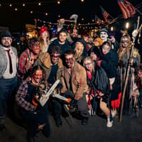 Princess and Junior Andre enjoy a night of scares at The Howl in Bedfordshire