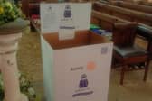 Collection Box in All Saints Church 