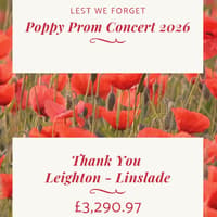 Poppy Prom Concert Raises Magnificent £3,290.97 for the Poppy Appeal