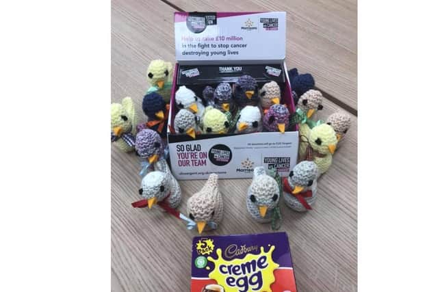 Knitted Easter chicks to raise money for CLIC Sargent