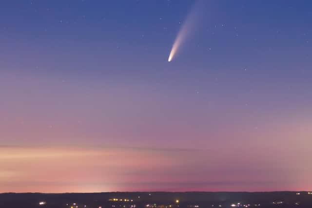 Comet Neowise. Photo: Joe Mayger.