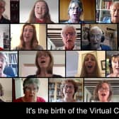 The Birth of the Virtual Choir. The video features pets, wonky cameras, a man in a towel and other funny scenarios!