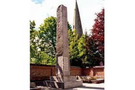 Leighton Buzzard war memorial. Photo copyright Kevin Quick courtesy War Memorials Trust