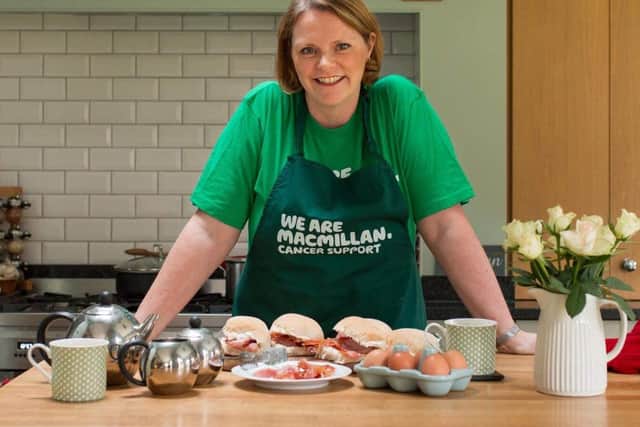 Fundraiser Fiona Phimester has raised more than £100,000 for Macmillan Cancer Support, with her annual Bacon Butty Mornings becoming a firm fixture in the local community calendar