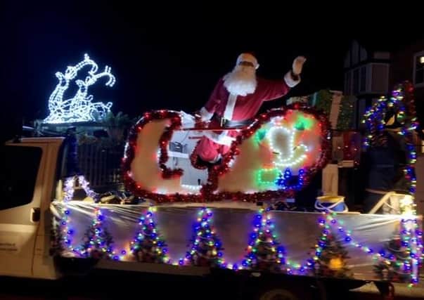 Santa on the streets of Leighton Buzzard