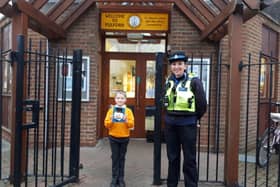 Arthur and PCSO Carne