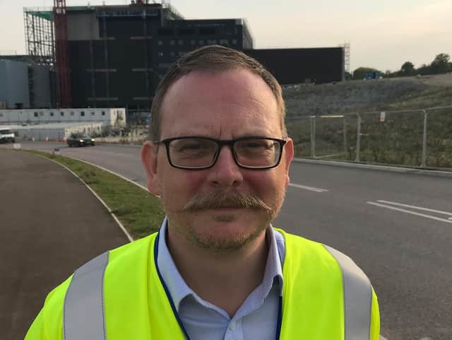 Ian Judd, facility manager at Covanta’s Rookery South plant