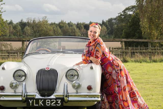 Soprano and costume artist Fiona Harrison (C) Angela Adams