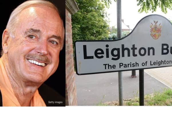 John Cleese has mentioned Leighton Buzzard in a tweet