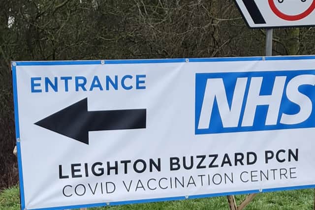 14,000 jabs have been administered at Leighton Buzzard vaccination centre      Photo: LBPCN