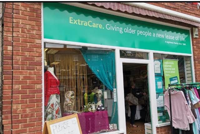 ExtraCare charity shop, Leighton Buzzard. Photo: ExtraCare.