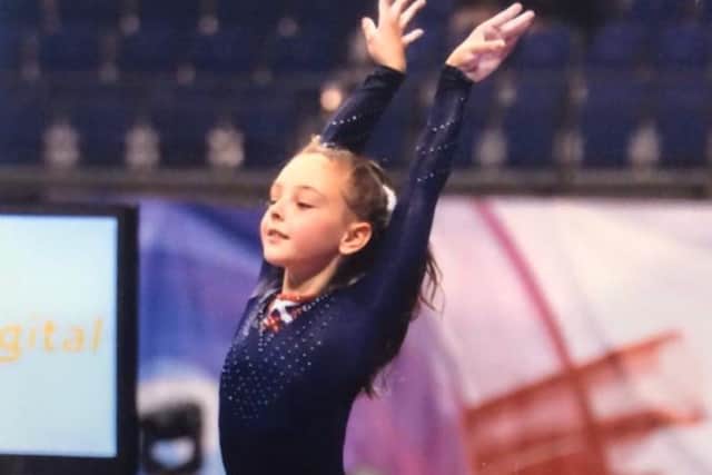 A young Georgi in competition
