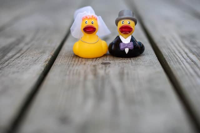 The happy couple