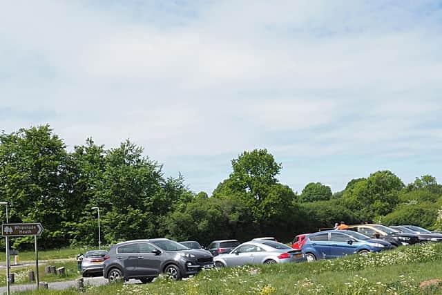 The Whipsnade Heath car park open nearby.  Photo: Tony Margiocchi