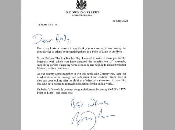 The PM's letter