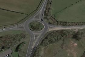 The Flying Fox roundabout on the A5 (Google)