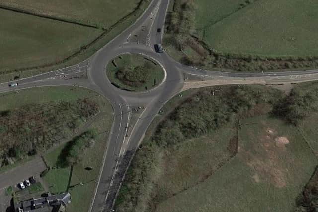 The Flying Fox roundabout on the A5 (Google)