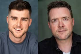 Liam Doyle, left, and Andy Brady, right, are appearing in Heathers