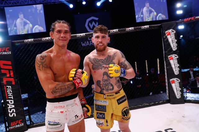 Sam Creasey and Luke Shanks  (PICTURE: Dolly Clew and Cage Warriors)