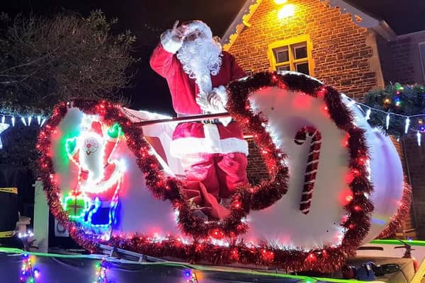 Santa has been touring the Leighton Buzzard area during December