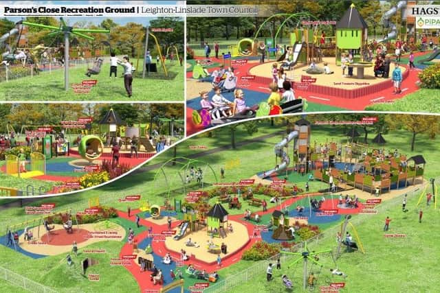 The new play park design.