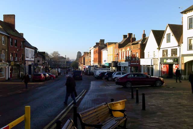 Cars parked in the pedestrianised High Street. Photo: Neil Cairns.