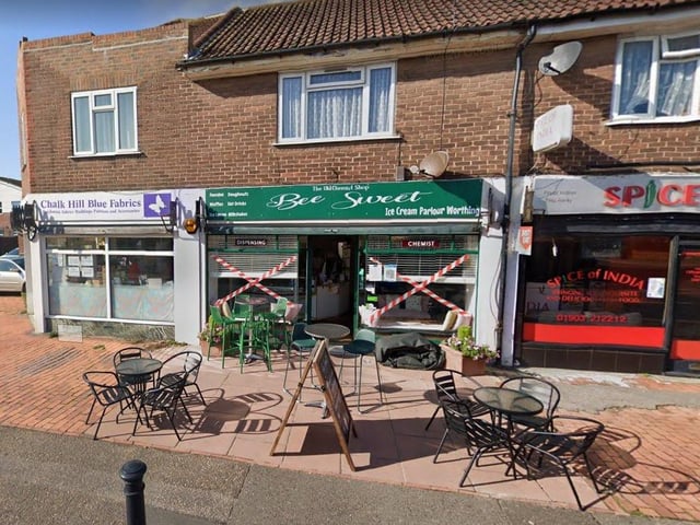 Bee Sweet.
107 South Farm Road, Worthing BN14 7AX.
5 stars on Trip Advisor.
One reviewer said: "The best dessert shop!"
Photo from Google maps.