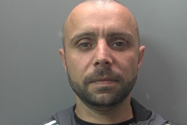 Nechirvan, 26, Redgate Court, Peterborough was jailed for three years after pleading guilty to  possession of a knife in a public place and possession with intent to supply cocaine