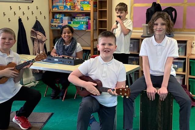 Young musicians at CHUMS