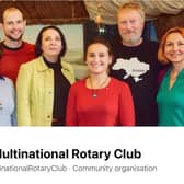 Oksana and her Rotary Club in happier times