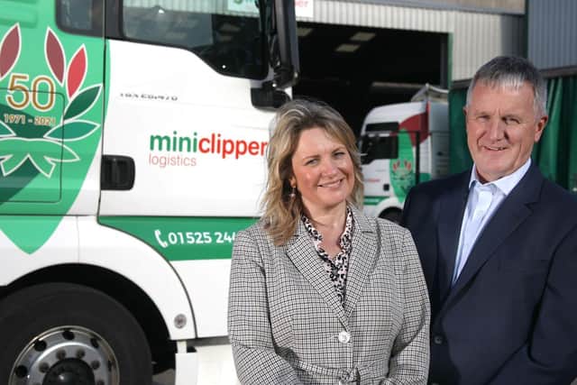 Jayne and Peter Masters of Miniclipper Logistics