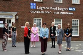 Some of the team at Leighton Road Surgery