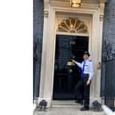 PCSO Rachel Carne at 10 Downing Street