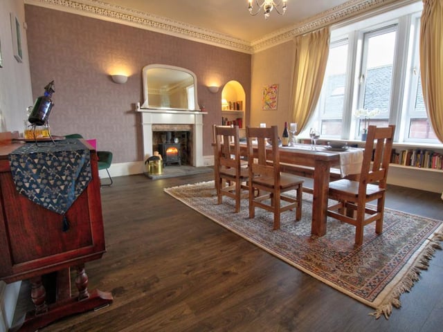 First floor dining room.