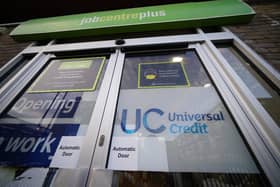 Central Bedfordshire has seen a sharp rise in the number of people claiming universal credit