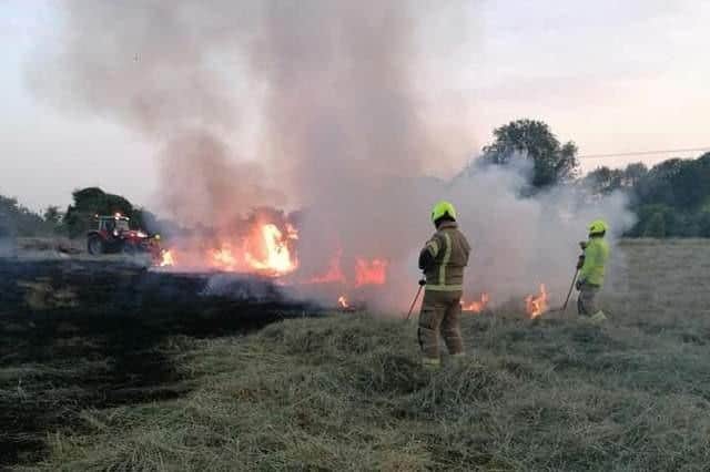 People are being warned to be aware of the risks of vegetation fires - library picture