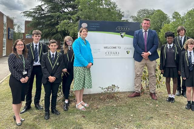 Cedars Upper School is celebrating a 'good' Ofsted report