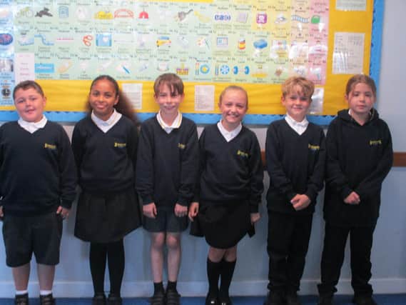Pupils at Brooklands Middle School. Picture: Brooklands Middle School
