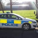 A police car in the Mentmore Road area. Image: Bedfordshire Police.