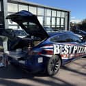 'Best Pizza in Town': Paulo's car. Image: Paulo Benfeito