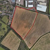 The site on land to the south of Leighton Road, Stanbridge