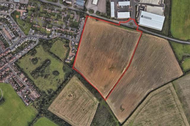 The site on land to the south of Leighton Road, Stanbridge