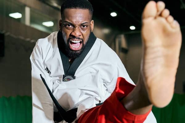 Taekwondo star Lutalo Muhammad will inspire youngsters at The Dunstable Centre