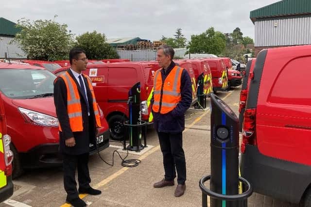 Andrew Selous MP visits Royal Mail, Leighton Buzzard.