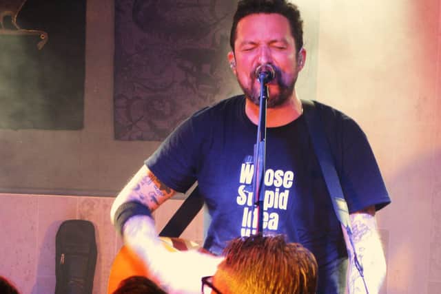 World Record breaker, Frank Turner at The Crooked Crow Bar